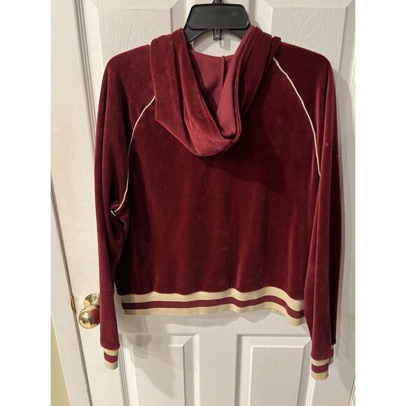 Old Navy Jacket Womens Sz XXL Velour Track Full Zip Retro Y2K Streetwear Active - Picture 5 of 7